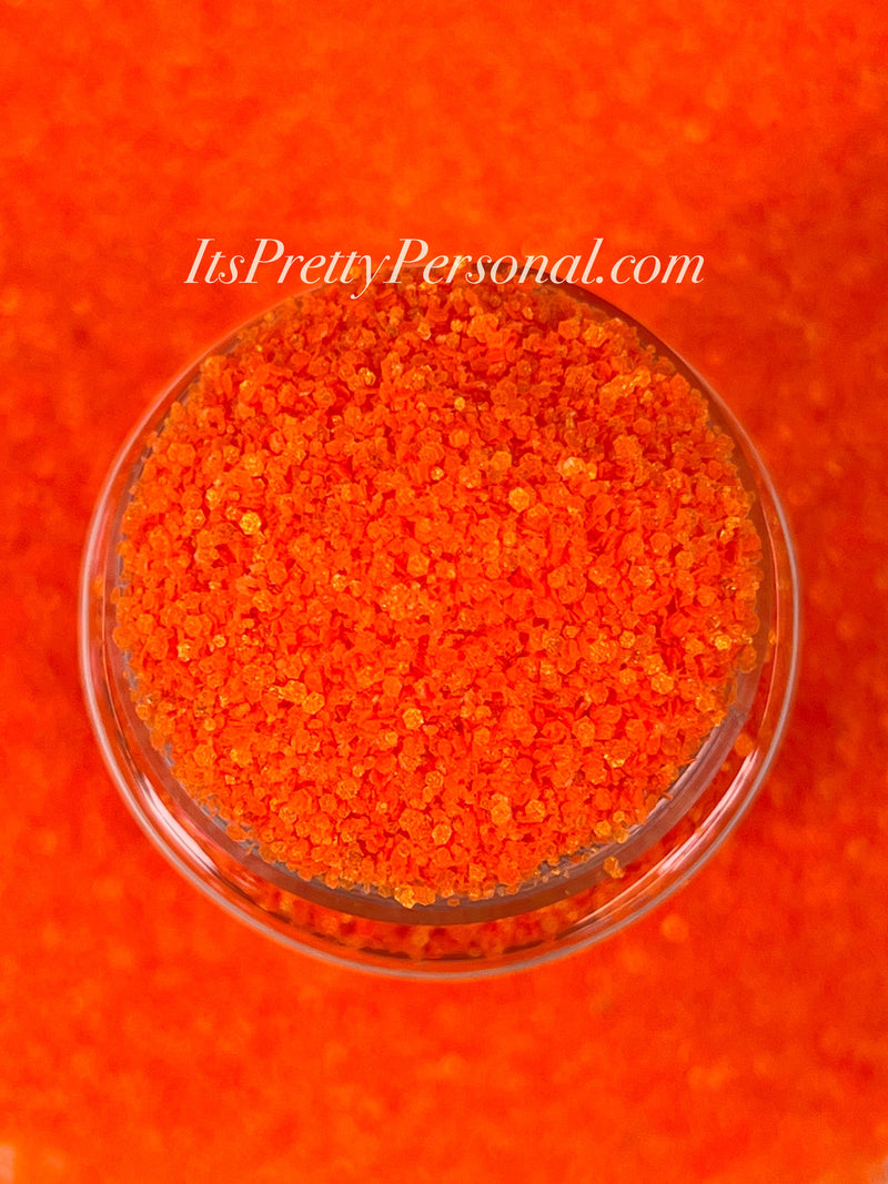 "SCHMedium Cut Lava Orange” - Glittered Glitter Collection