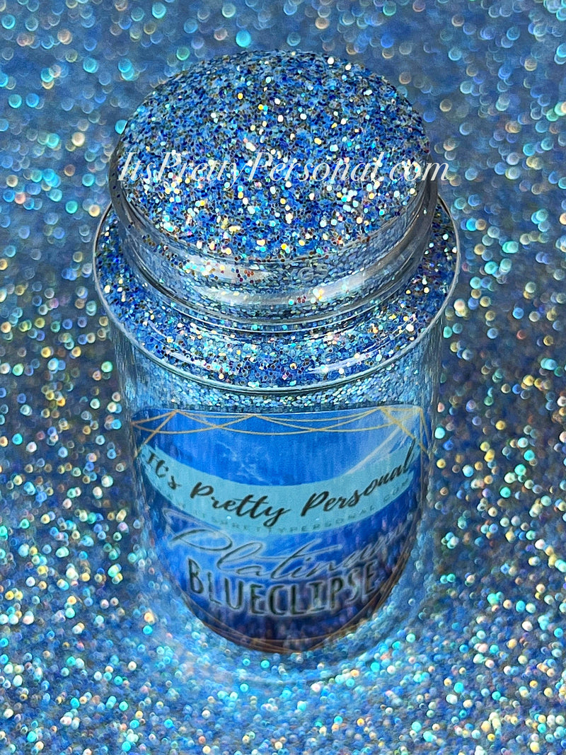 “Blueclipse” - Platinum Pastels Collection- Extreme Sparkle Blue