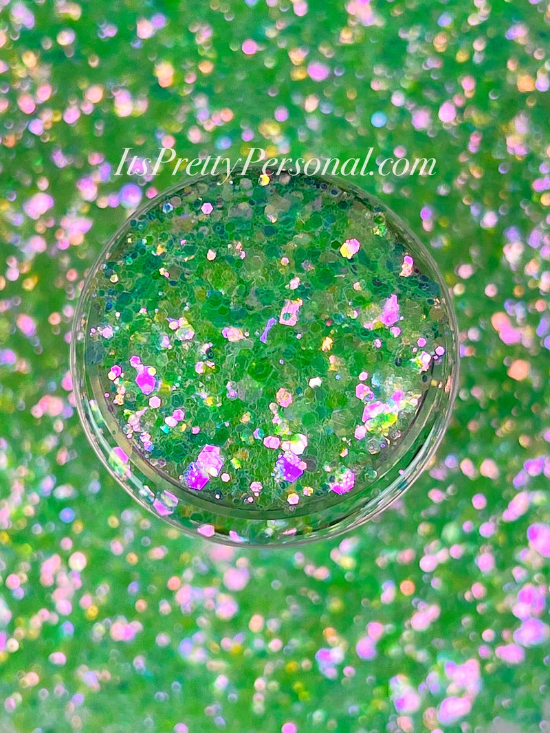 “Margo Mint XL”- August 2025 Maker Box Color- Illumination Collection- Pastel Mint Neon