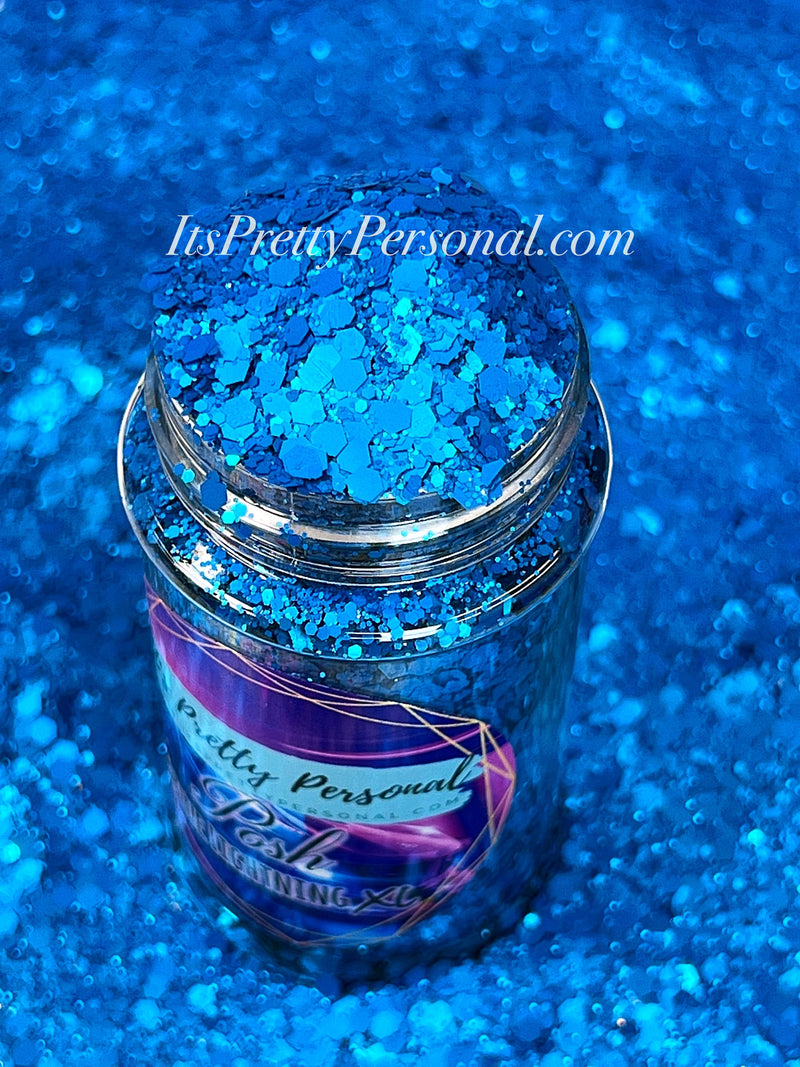 "Blue Lightning XL”-POSH Blue XL