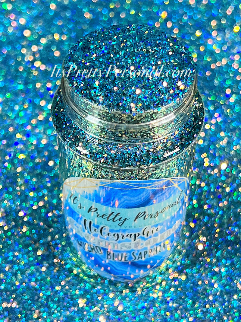 "MICRO Blue Sapphire"- Holographic GEMSTONE Collection