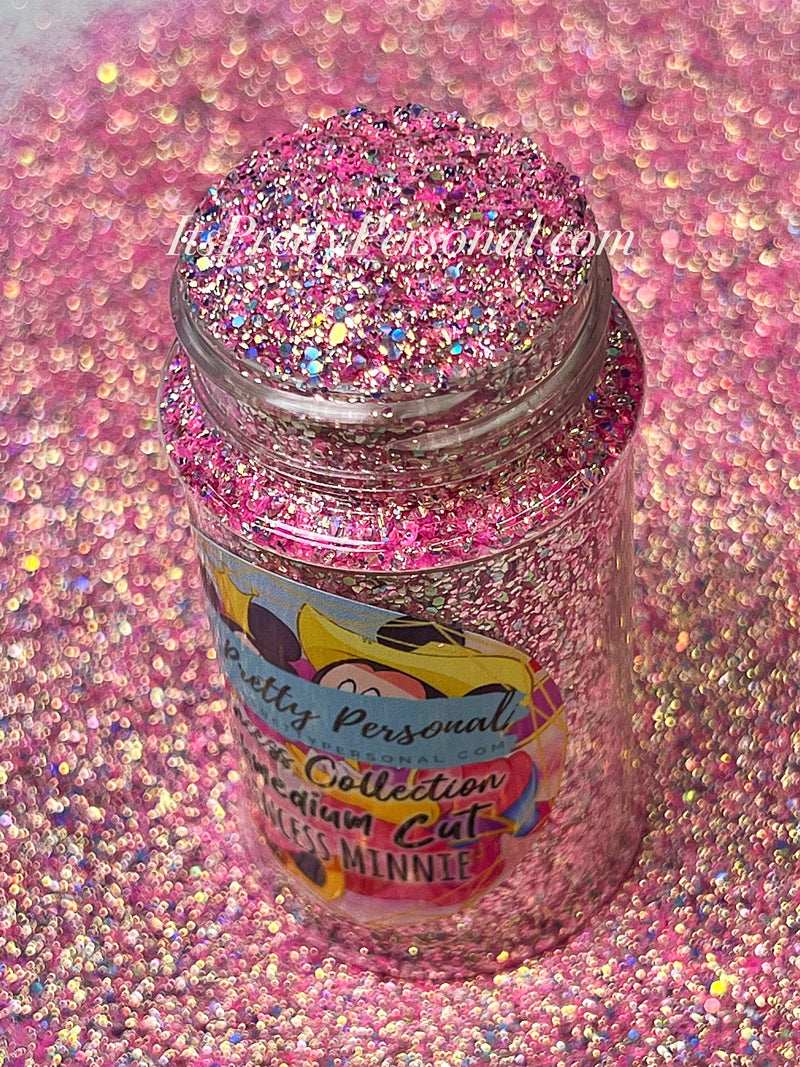 "SCHmedium Cut Princess Minnie"- Princess Glitter Collection Light Pink