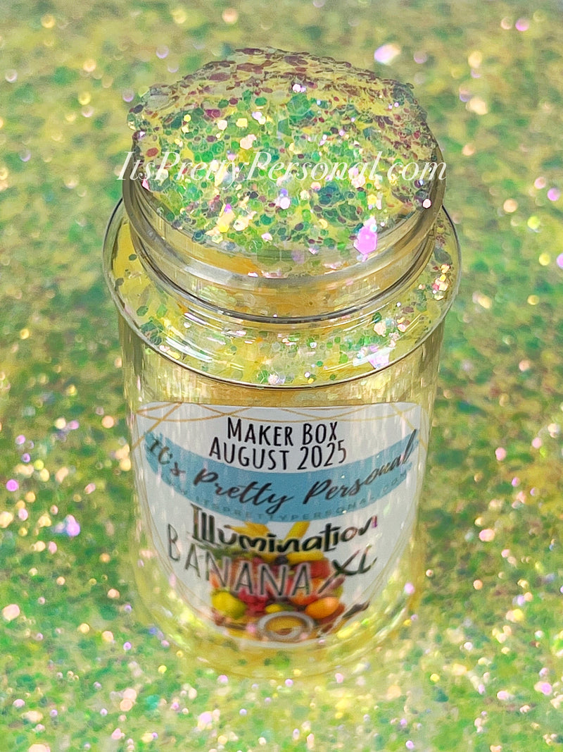 “Banana XL”- August 2025 Maker Box Color- Illumination Collection- Pastel Pink Neon