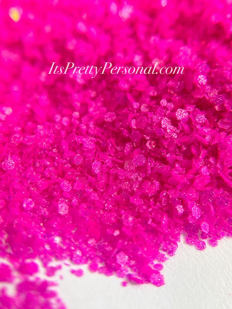 "SCHMedium Cut Shocking Pink” - Glittered Glitter Collection