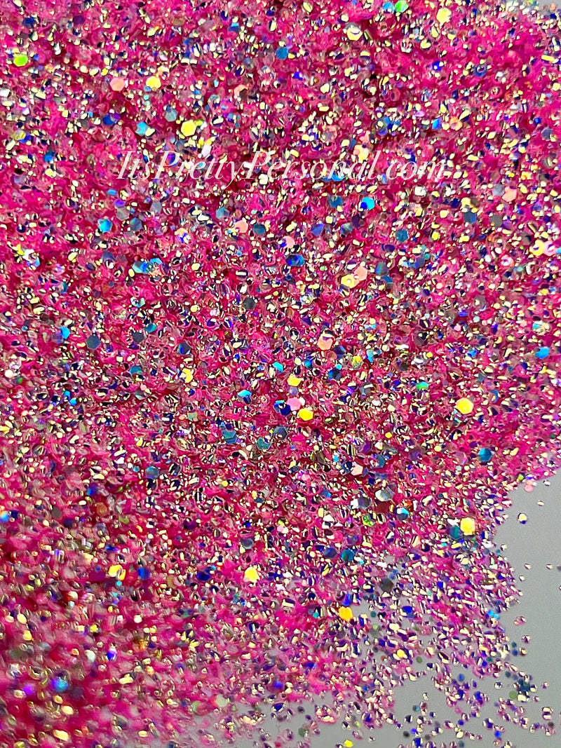 "SCHmedium Cut Princess Minnie"- Princess Glitter Collection Light Pink