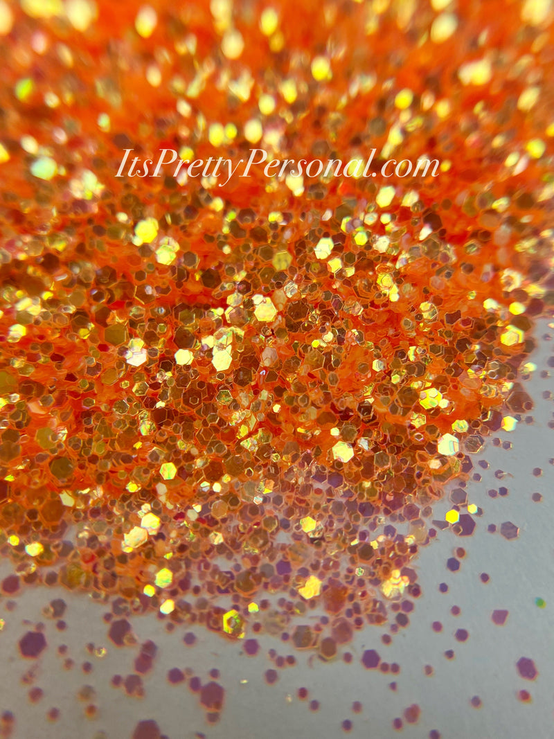 “To Peach Their Own”- SCHMedium Illumination Collection- Pastel Neon- Golden Orange Peach