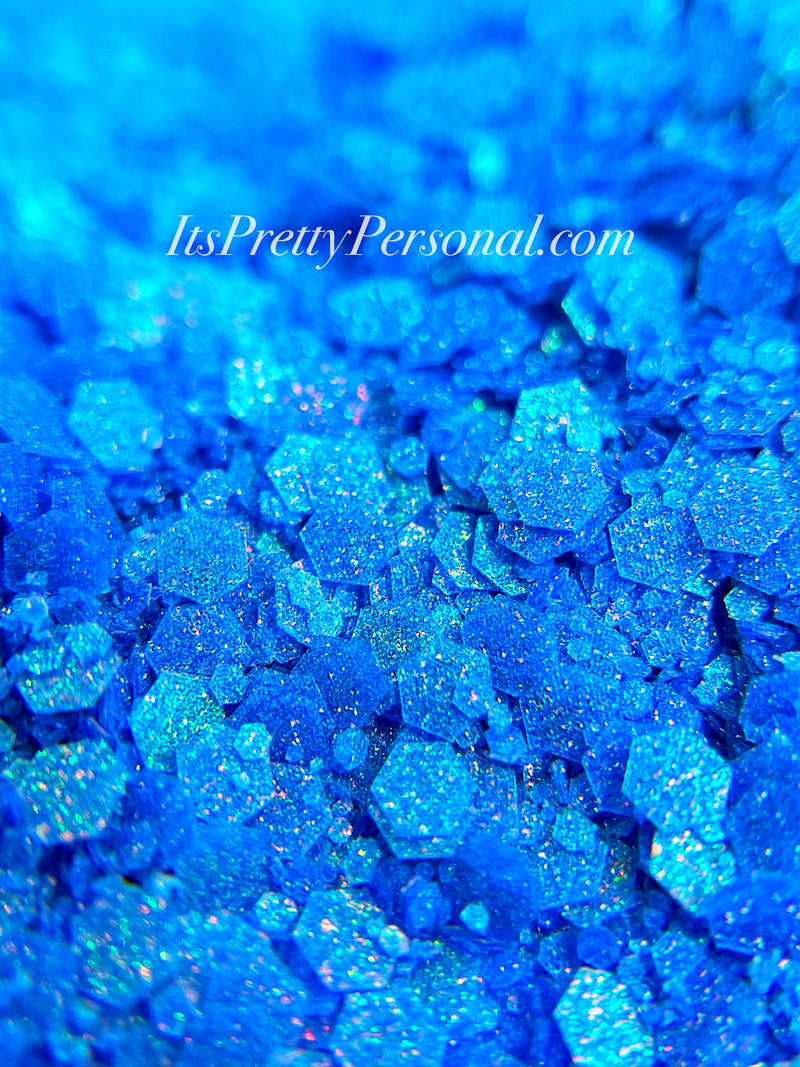 "Ultramarine Blue XL” - Glittered Glitter Collection