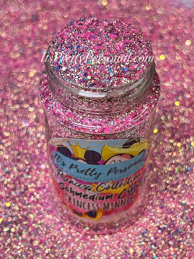 "SCHmedium Cut Princess Minnie"- Princess Glitter Collection Light Pink