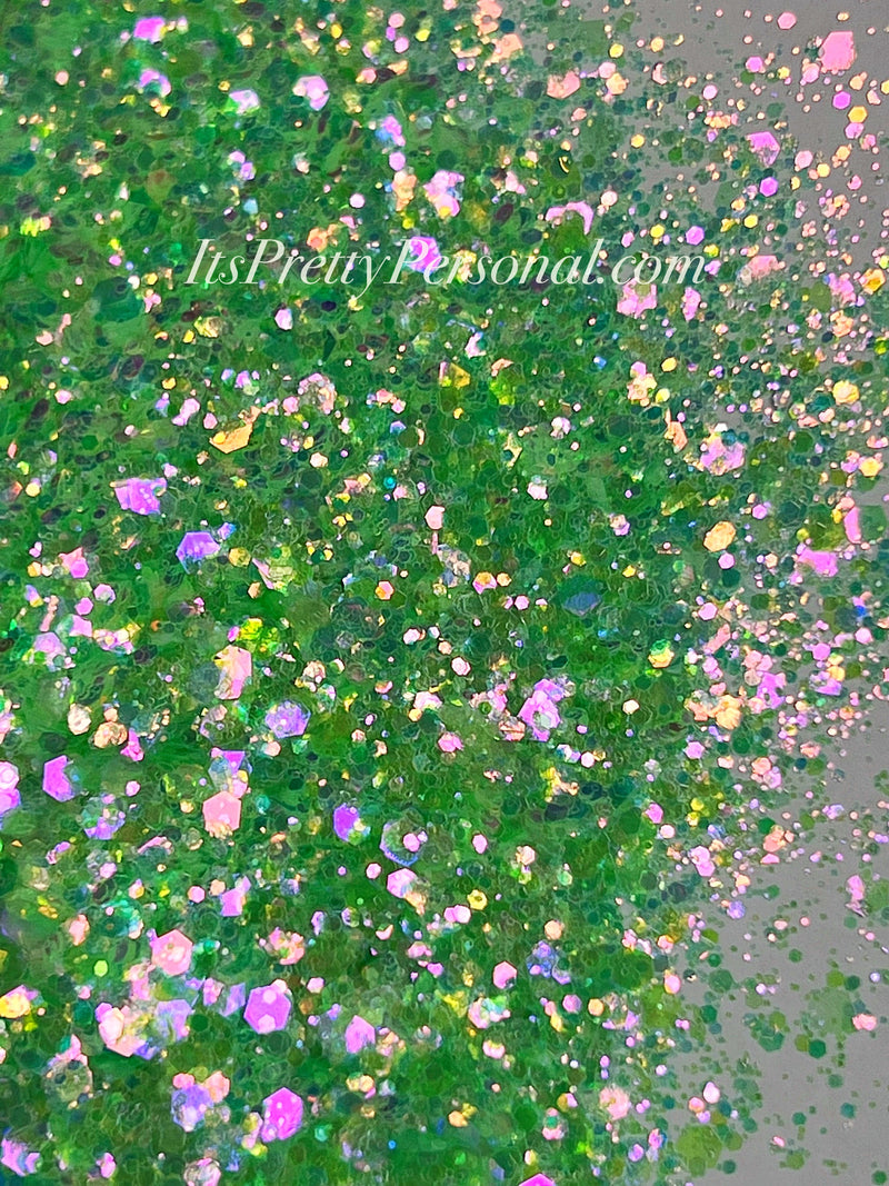 “Margo Mint XL”- August 2025 Maker Box Color- Illumination Collection- Pastel Mint Neon