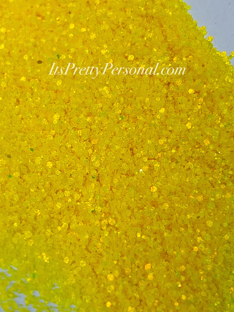 "SCHMedium Cut Sunnyside Up Yellow” - Glittered Glitter Collection