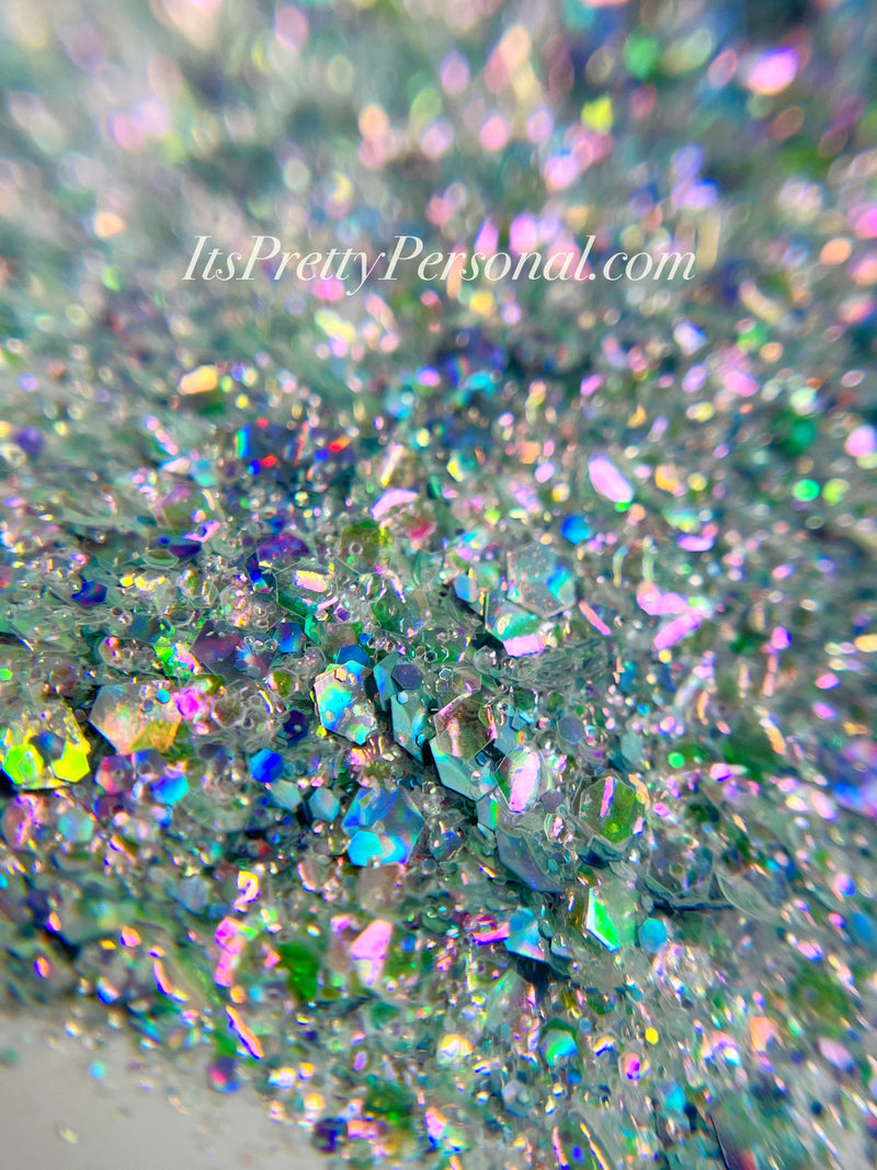 "Cinderelly XL"- Princess Glitter Collection Blue/Silver