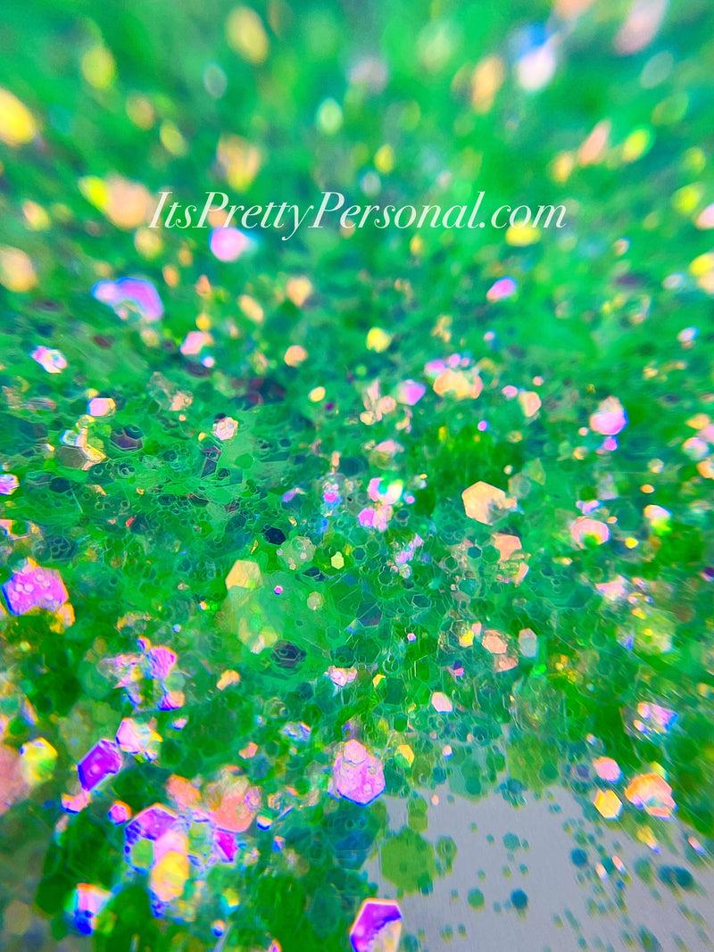 “Margo Mint XL”- August 2025 Maker Box Color- Illumination Collection- Pastel Mint Neon