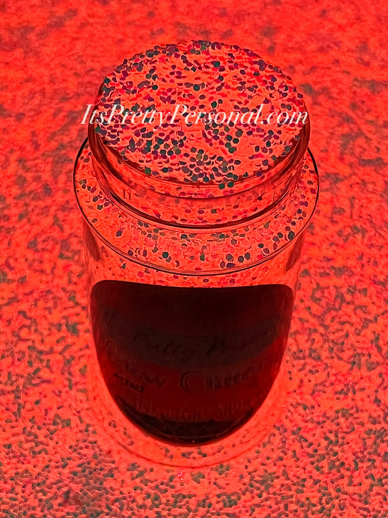 “MINI PINK Light Show”-GLOW Glitter-Mini Cut (Medium Cut)