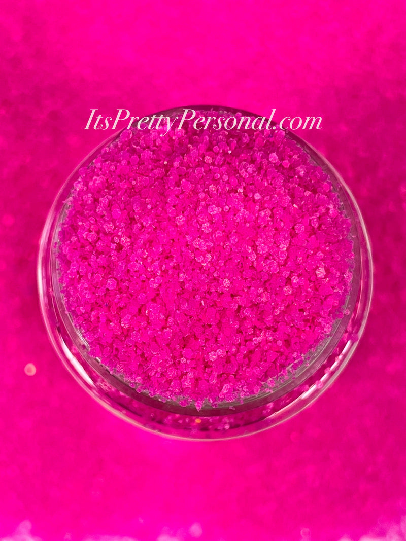 "SCHMedium Cut Shocking Pink” - Glittered Glitter Collection