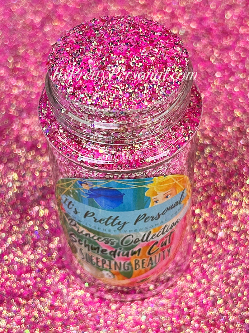 "SCHmedium Cut Sleeping Beauty"- Princess Glitter Collection Pink
