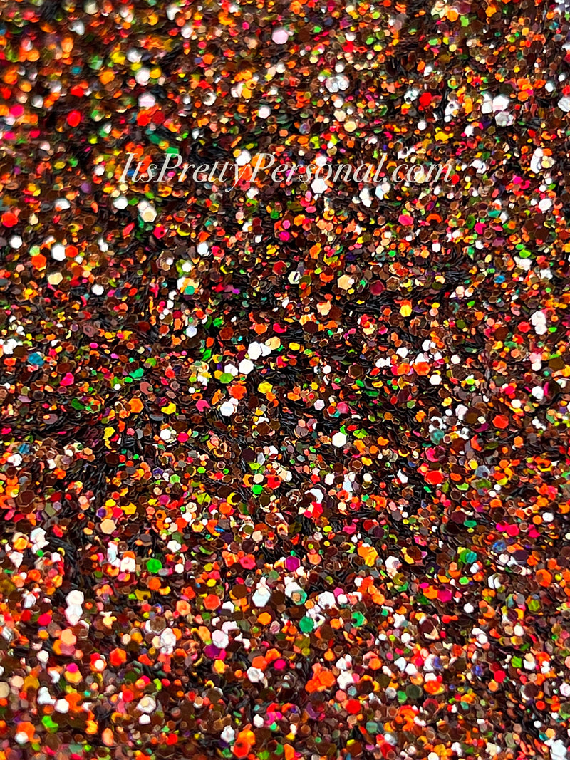 SCHMedium Cut- "Brown and Boujee" -Brown Holographic Glitter