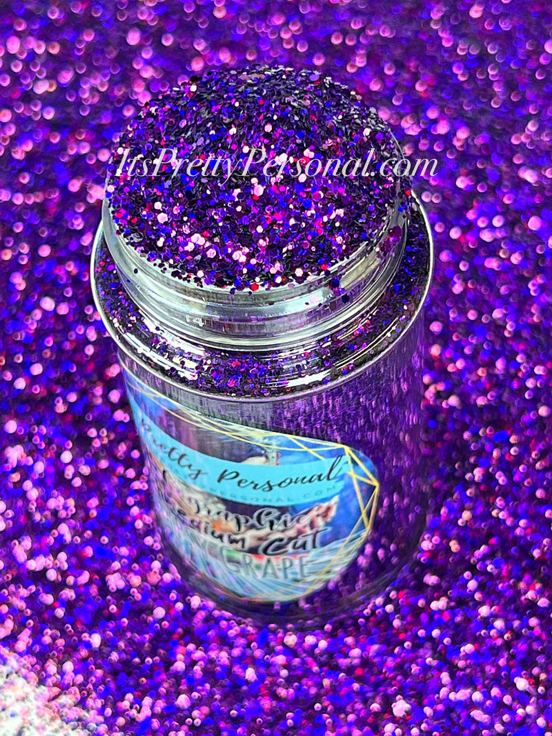 SCHMedium Cut- "Gypsy Grape" -Deep Purple Holographic Glitter