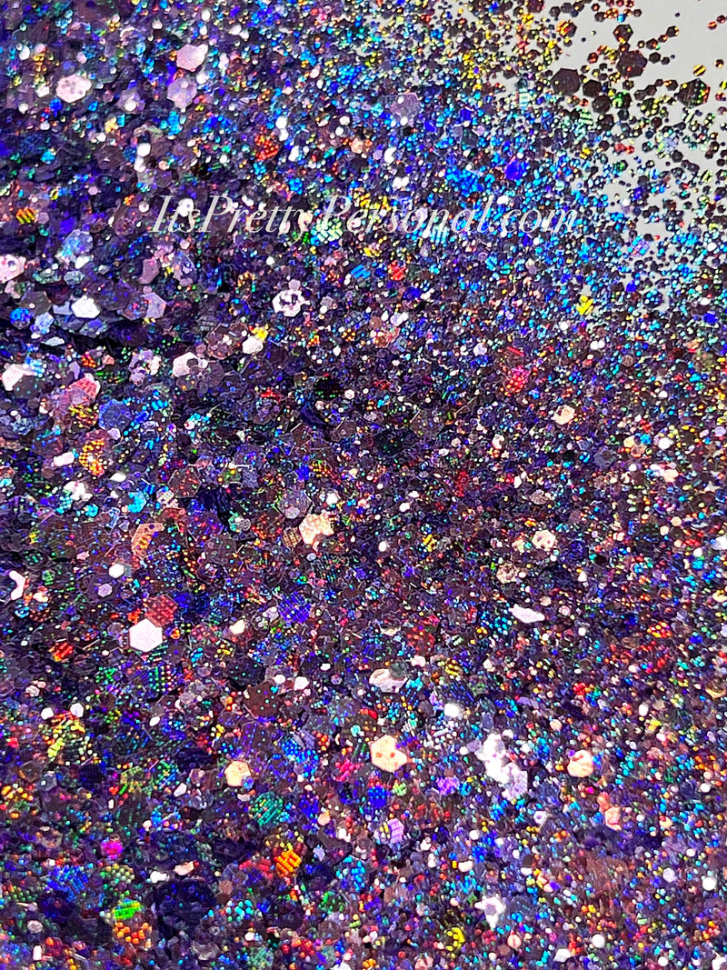 “Crown Jewels XL”- Holographic Purple