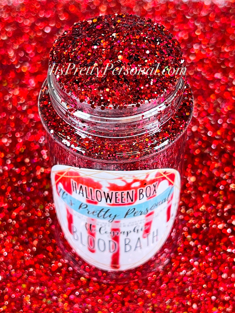 “Blood Bath”- Makers Monthly Box Color Red Holographic