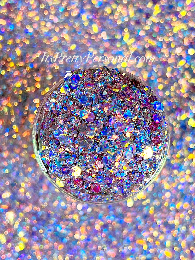 “Violet Rose Rainbow XL"- Gramglitter (HOLOGRAM)